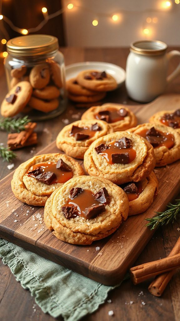 indulgent toffee caramel cookies