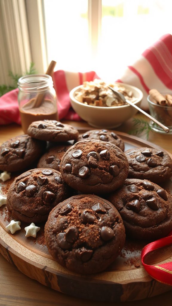 indulgent vegan protein cookies