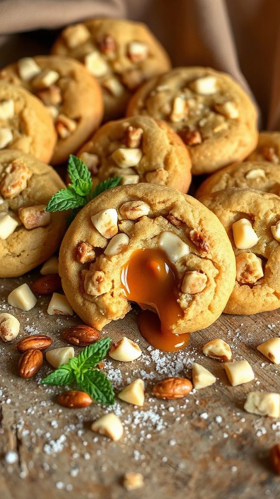 indulgent white chocolate cookies