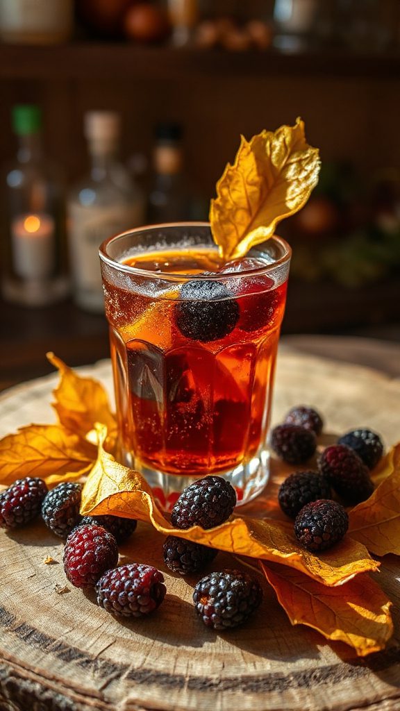 innovative blackberry birch cocktail