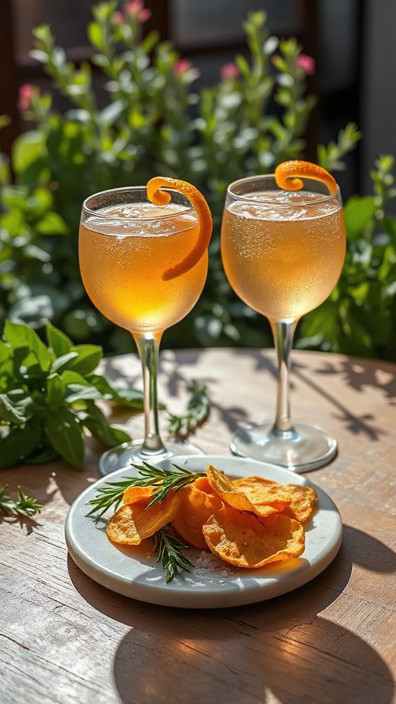 innovative herbal artichoke cocktail