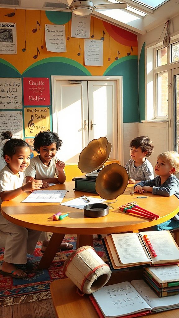 integrate music and poetry