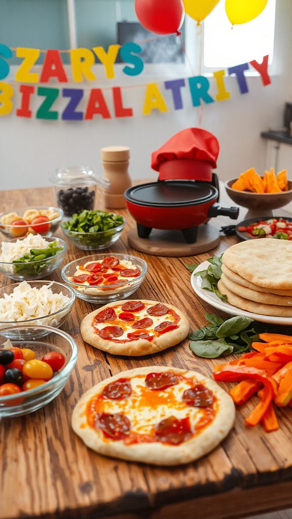 interactive diy pizza fun