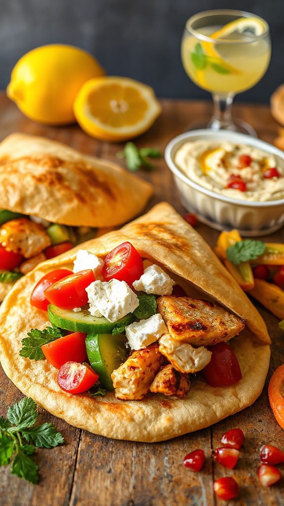 interactive mediterranean pita meal interactive mediterranean pita meal