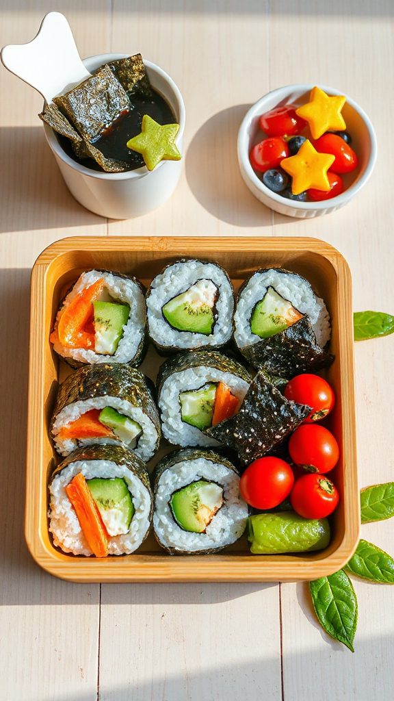 interactive sushi roll creation