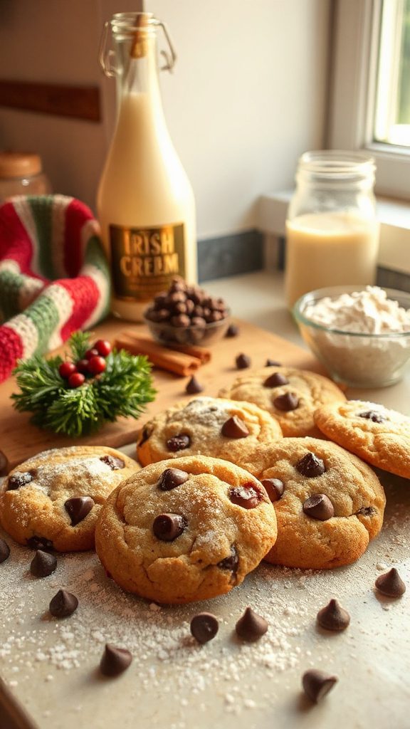 irish cream chocolate cookies