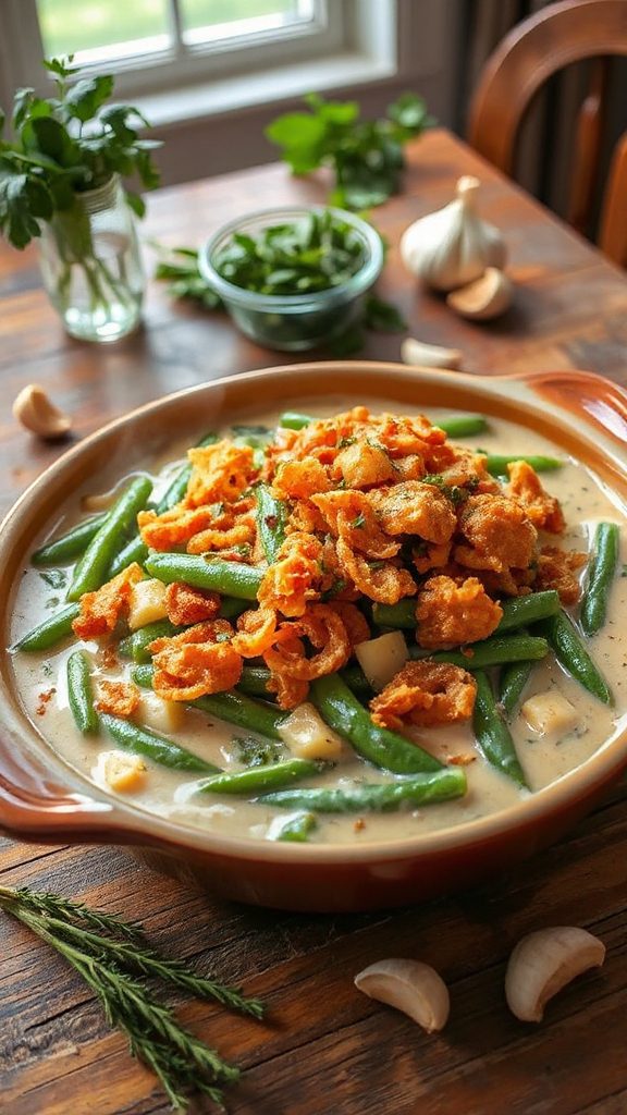 italian herb green bean casserole italian herb green bean casserole