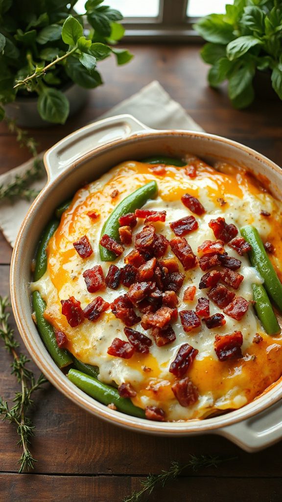 italian herb green beans