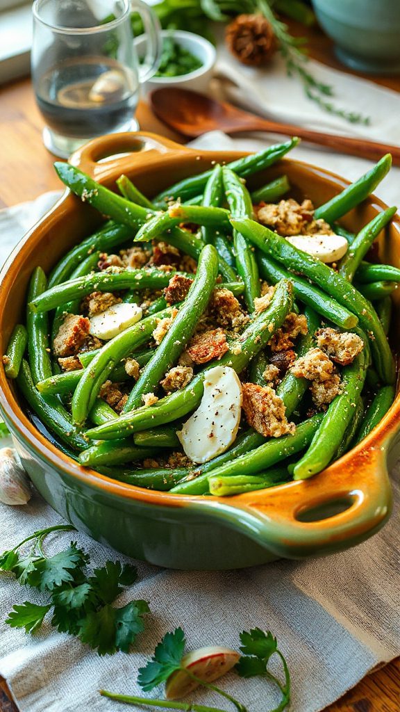 italian herb green beans