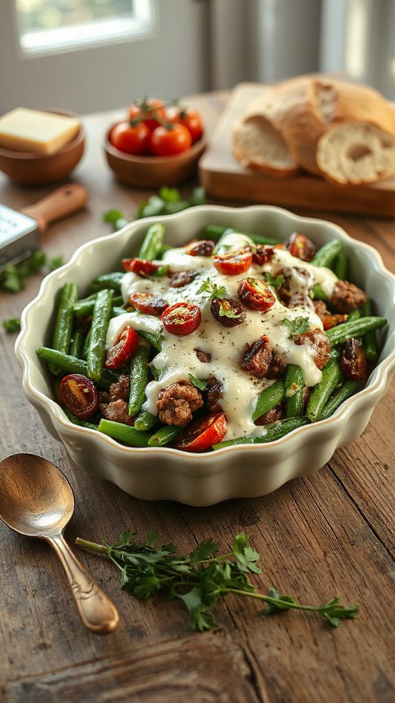 italian herb hamburger casserole