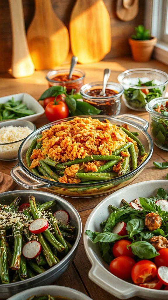 italian parmesan bean casserole