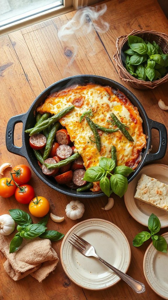 italian sausage green bean casserole italian sausage green bean casserole