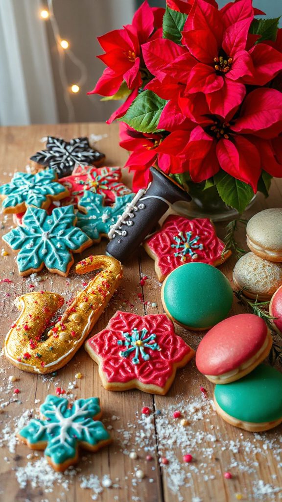 jazz inspired christmas cookies