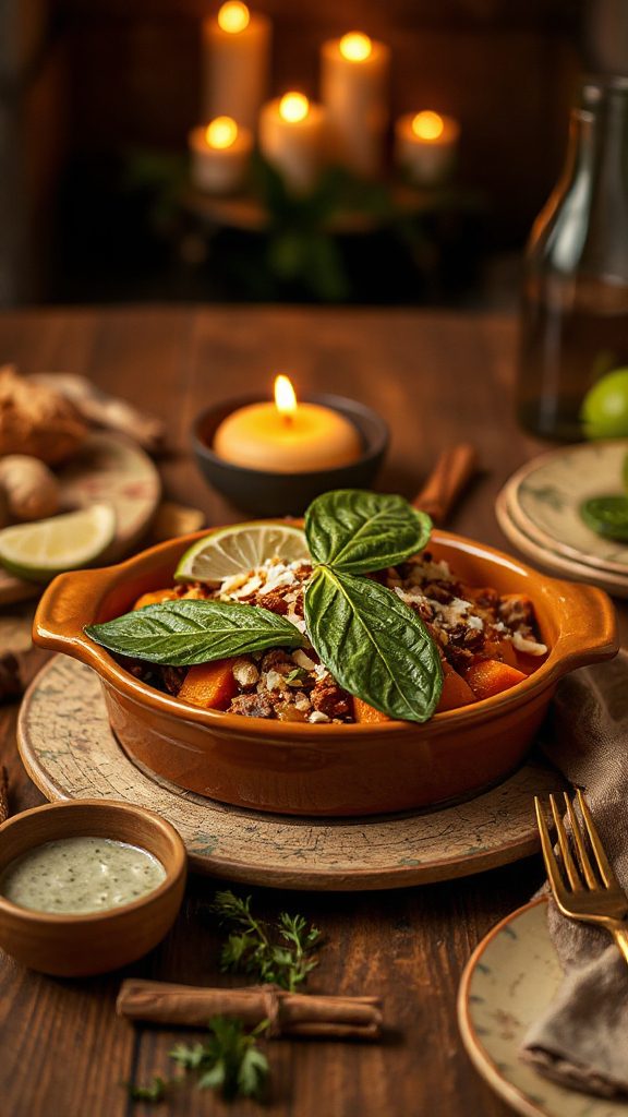 kaffir lime sweet potato casserole