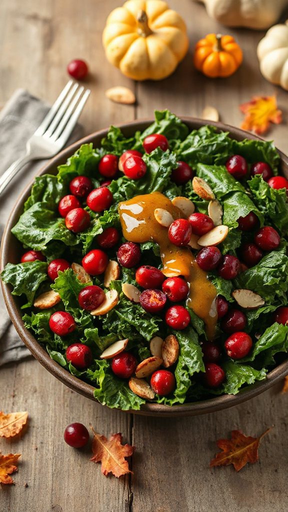 kale salad with maple vinaigrette