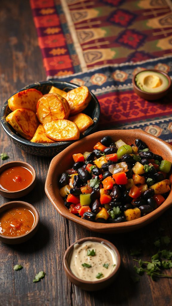 kelewele black bean salad