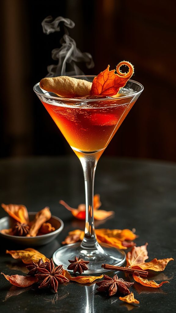 kelp infused maple martini recipe