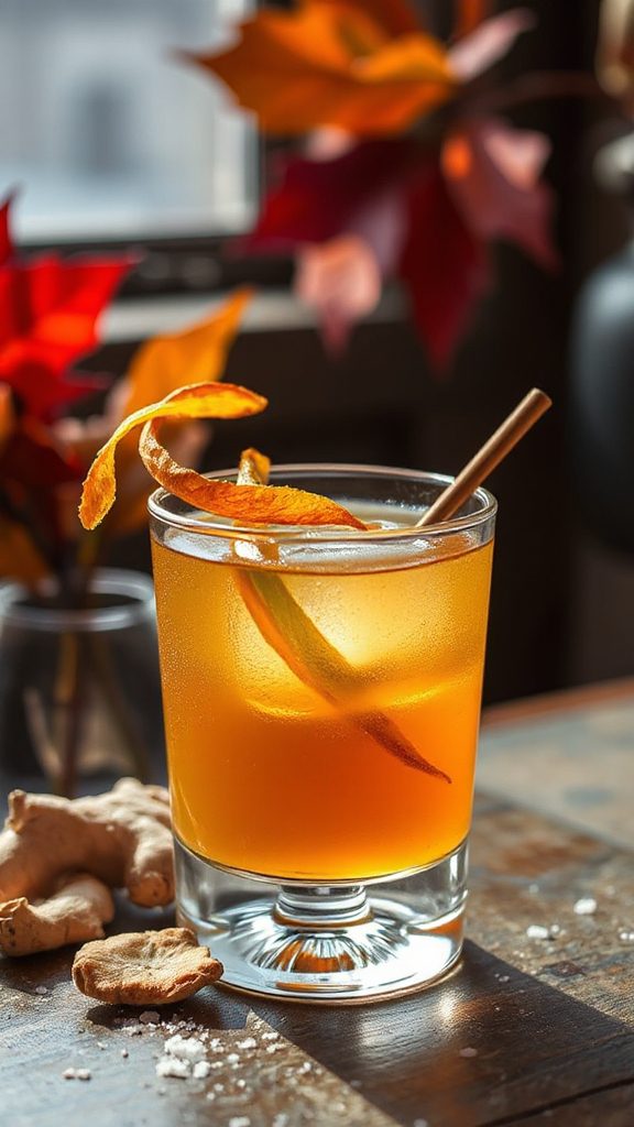 kelp infused maple old fashioned