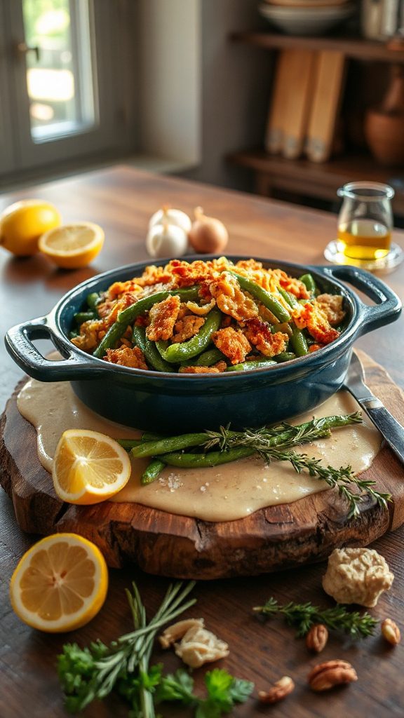 keto green bean casserole