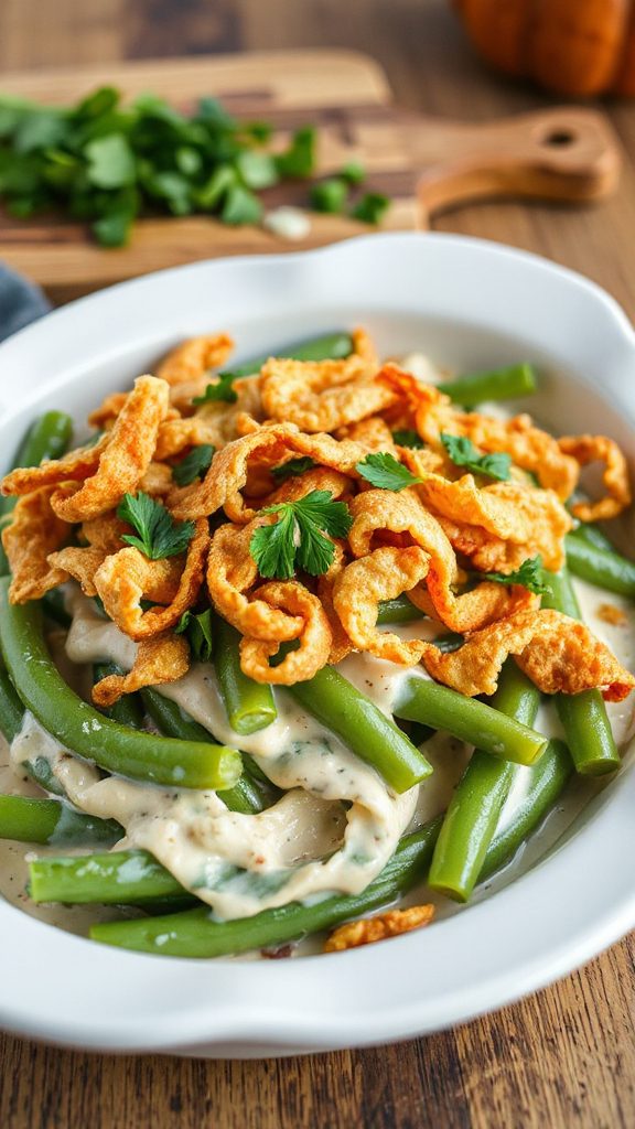 keto green bean casserole
