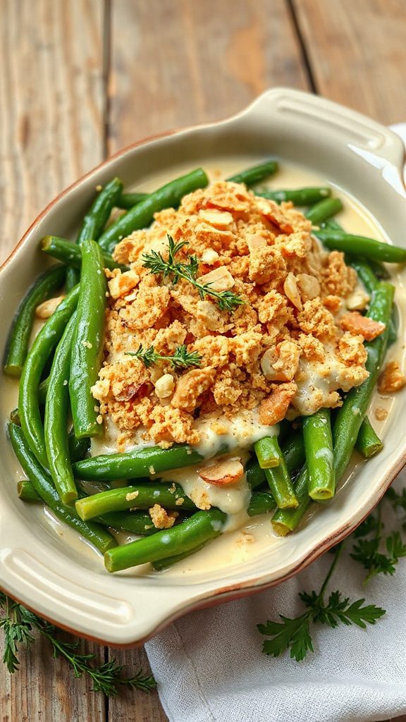 keto green bean casserole