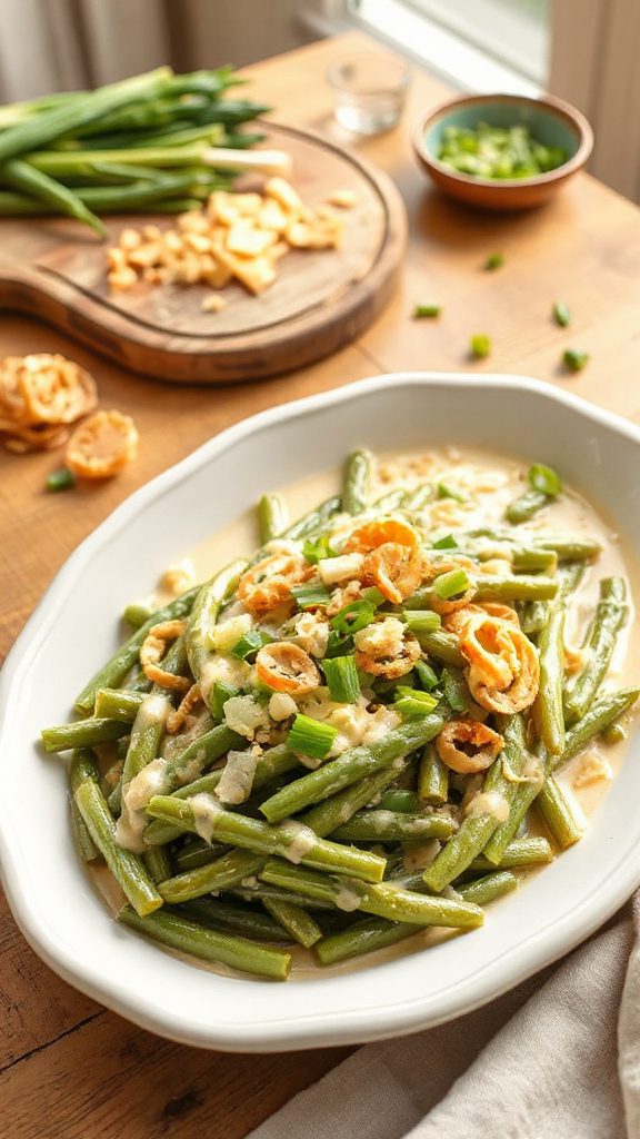 keto green bean casserole