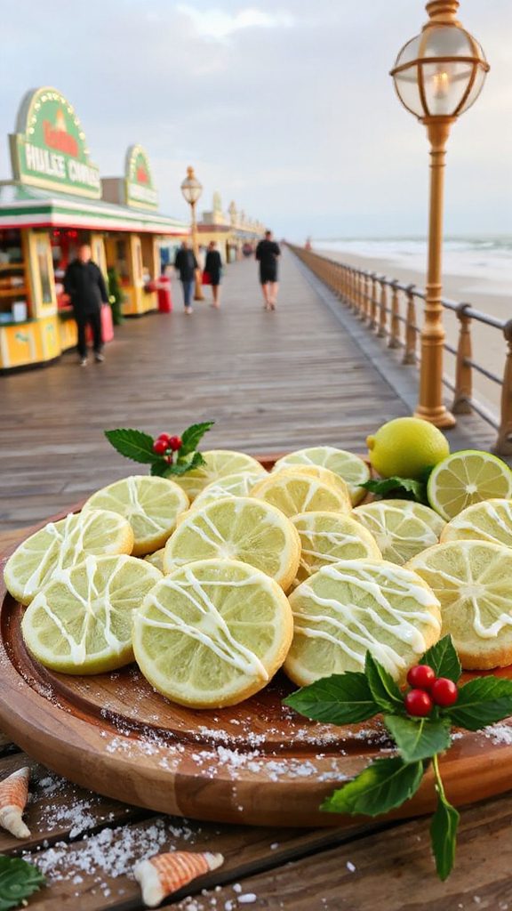 key lime zest cookies