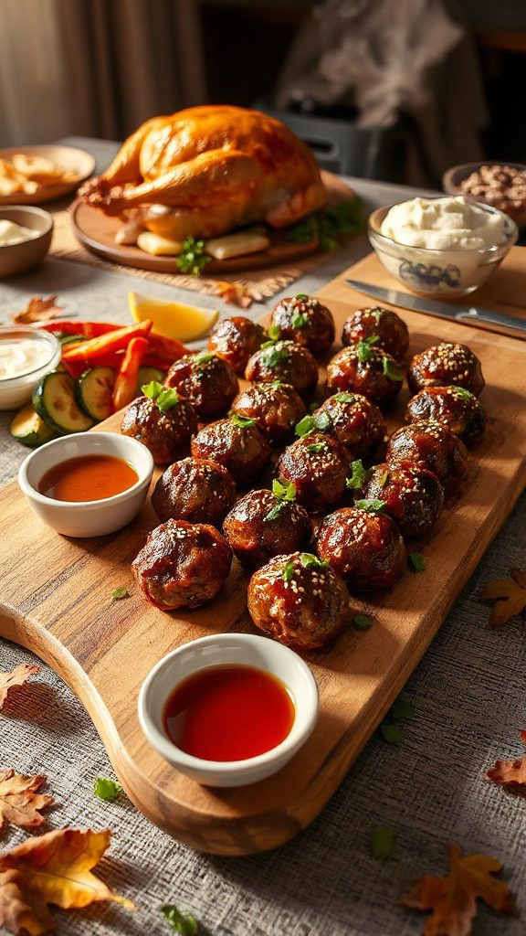 korean bbq meatball appetizers