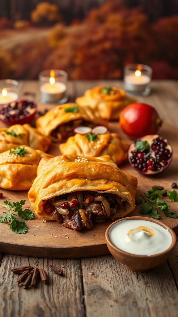lamb filled uzbek pastry delight