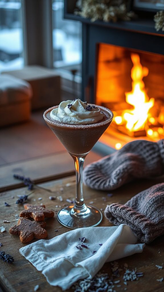 lavender infused chocolate cocktail lavender infused chocolate cocktail