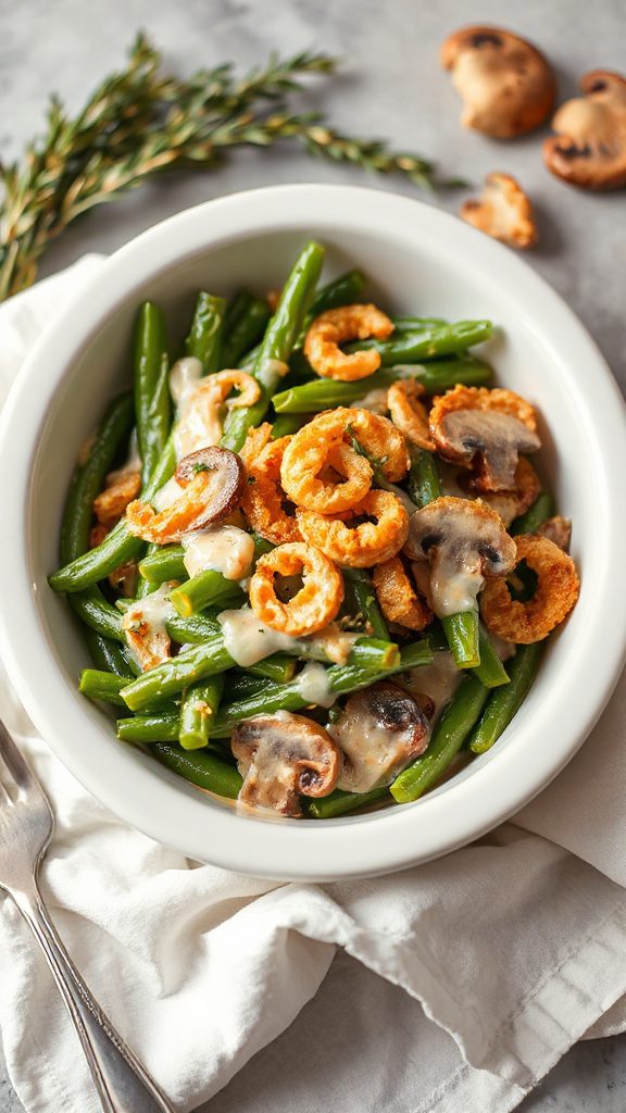 layered aromatic green casserole