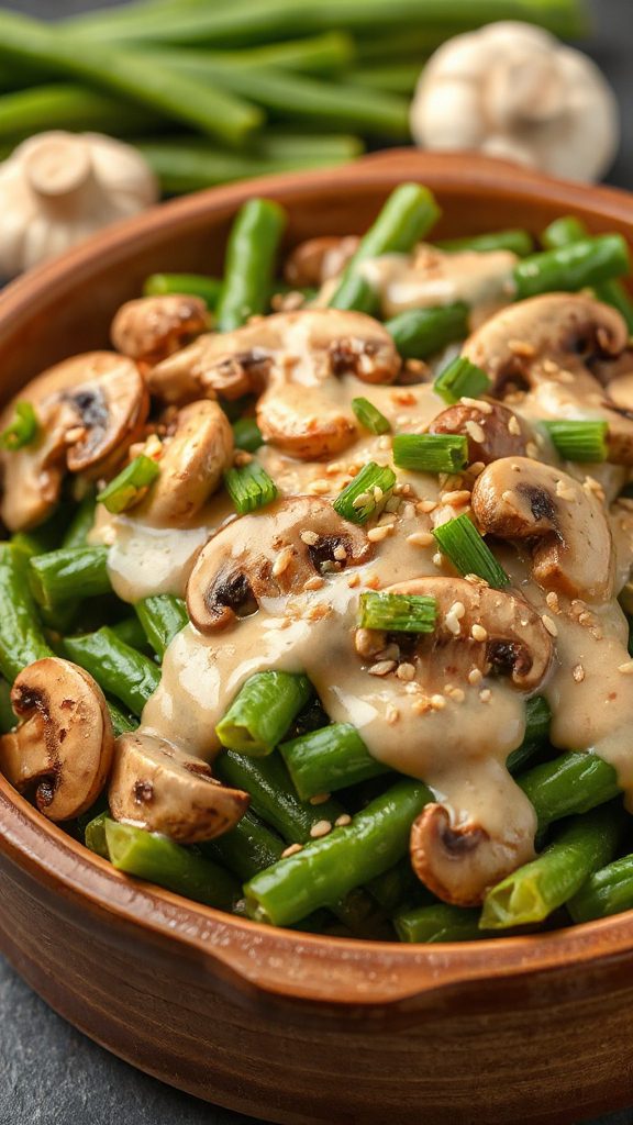 layered green bean casserole