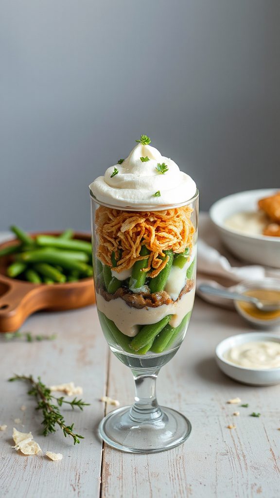 layered green bean delight