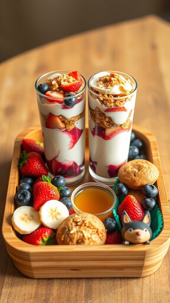 layered yogurt snack delight