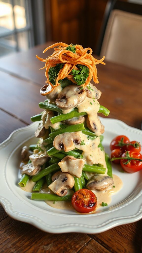 layering ingredients for casserole