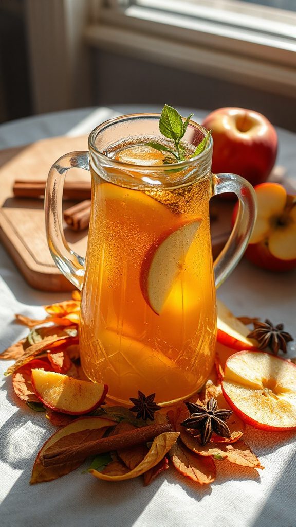 lemon balm apple infusion