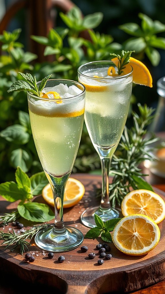 lemon balm gin fizz lemon balm gin fizz