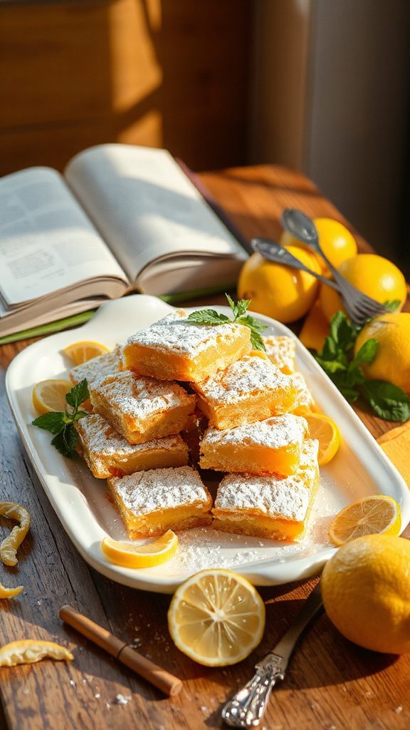 lemon bars with buttery crust lemon bars with buttery crust
