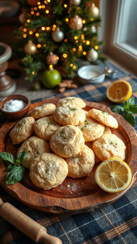 lemon basil cookie delight