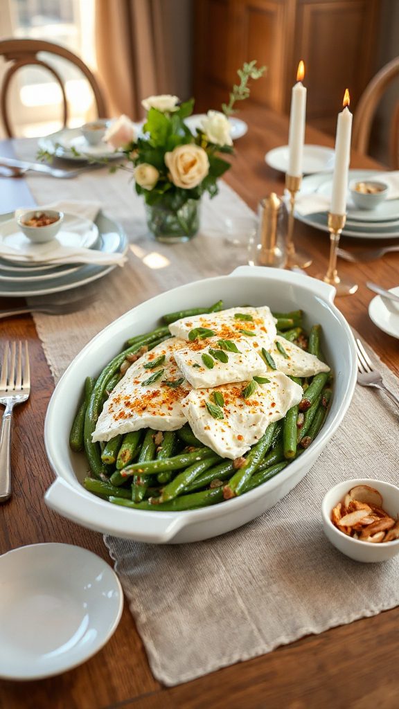 lemon basil goat cheese casserole