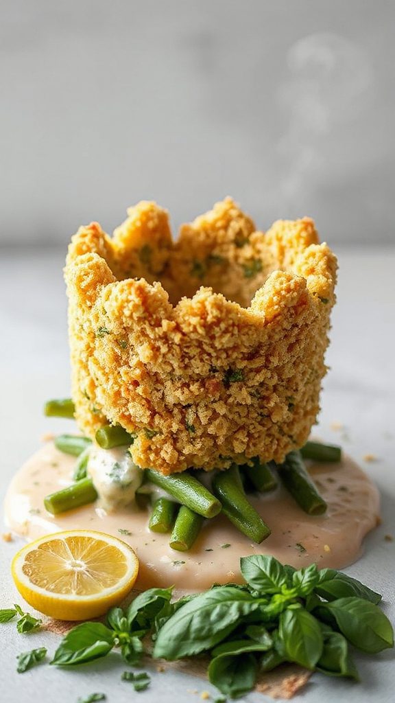 lemon basil green bean casserole