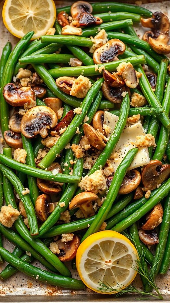 lemon dill green bean casserole