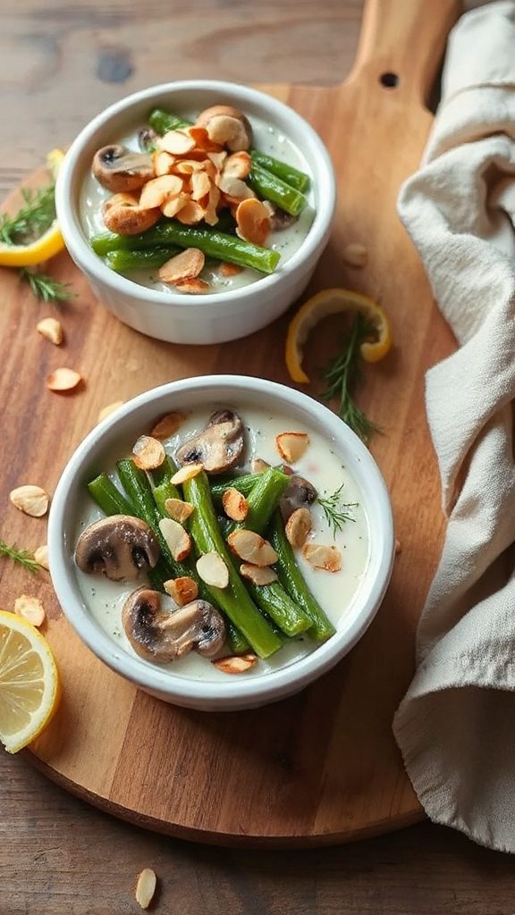 lemon dill green bean casserole