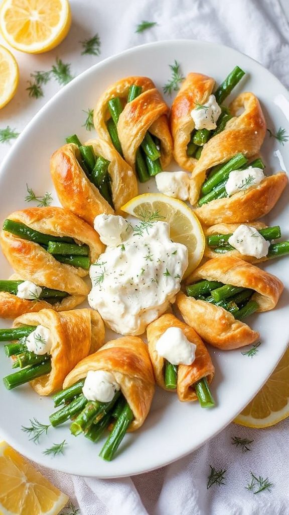 lemon dill green bean medley