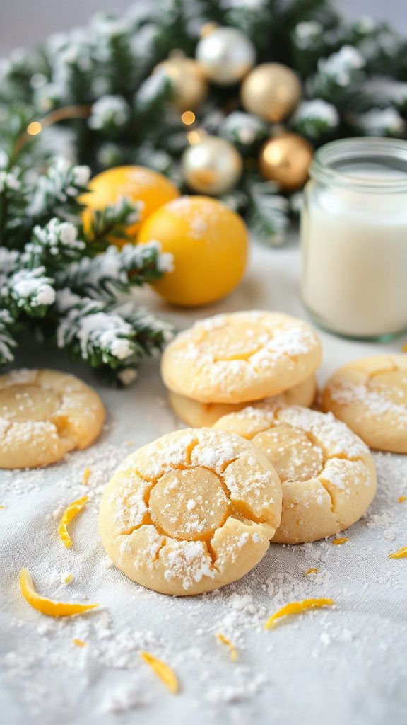 lemon flavored melt in mouth cookies