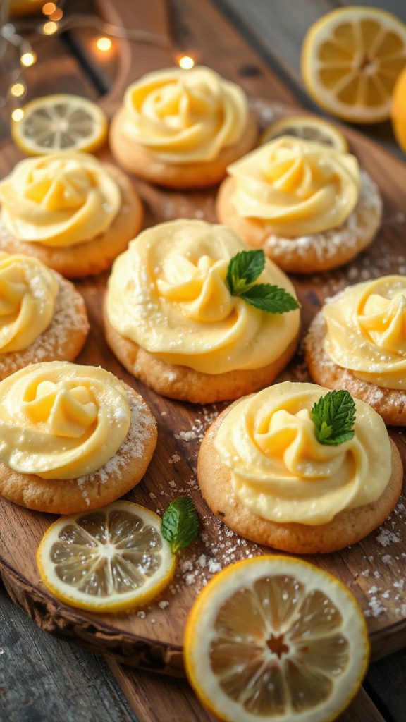 lemon frosted cookie delight