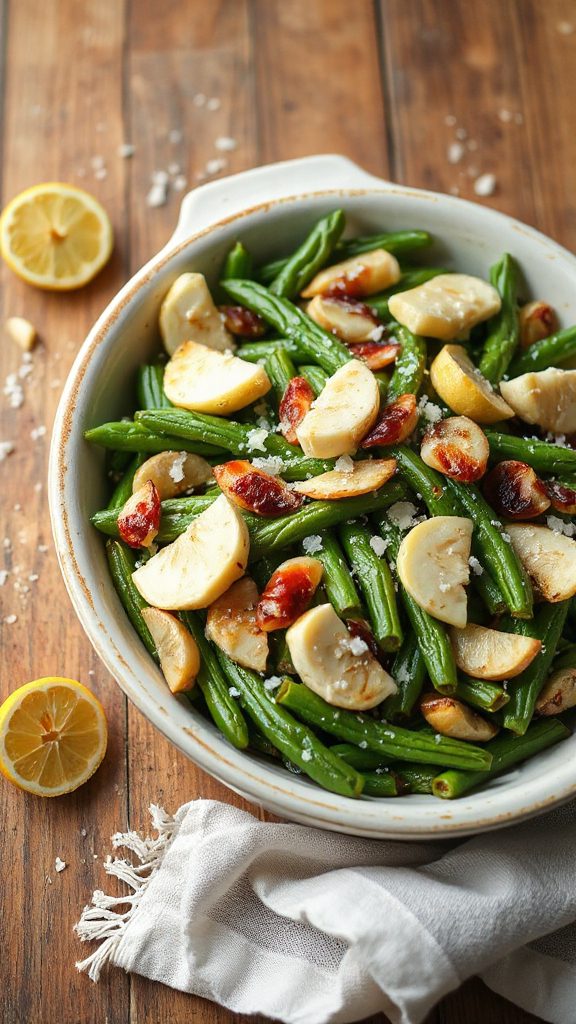 lemon garlic artichoke medley