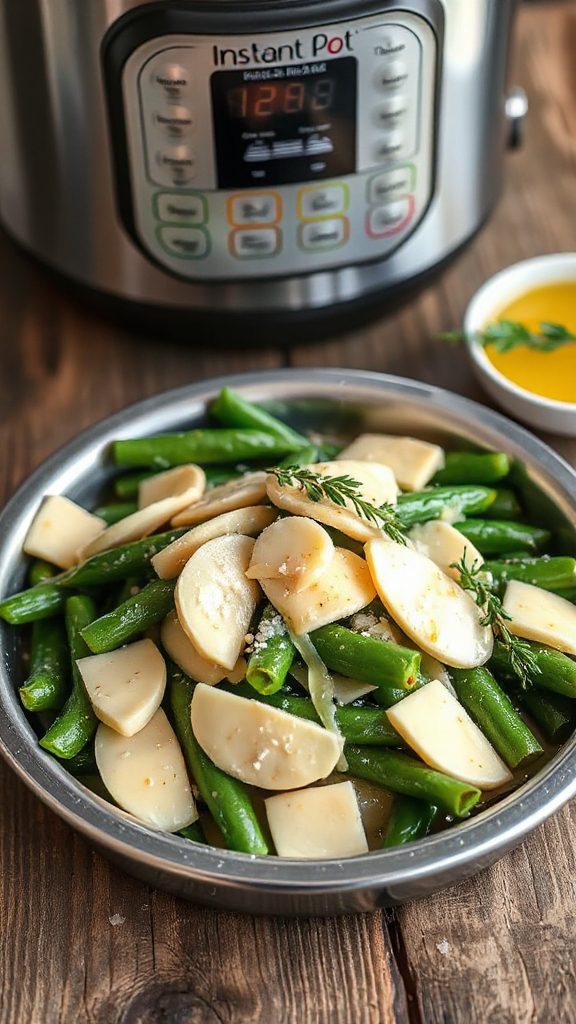 lemon garlic gruy re green beans