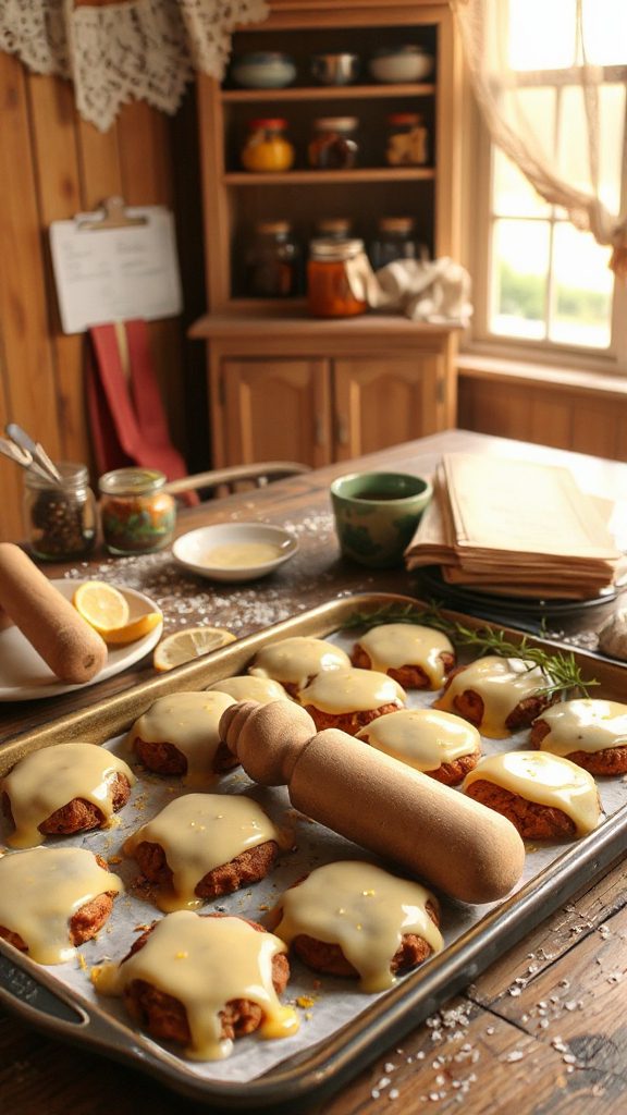 lemon glazed gingerbread cookies lemon glazed gingerbread cookies