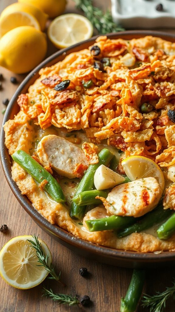 lemon herb chicken casserole lemon herb chicken casserole
